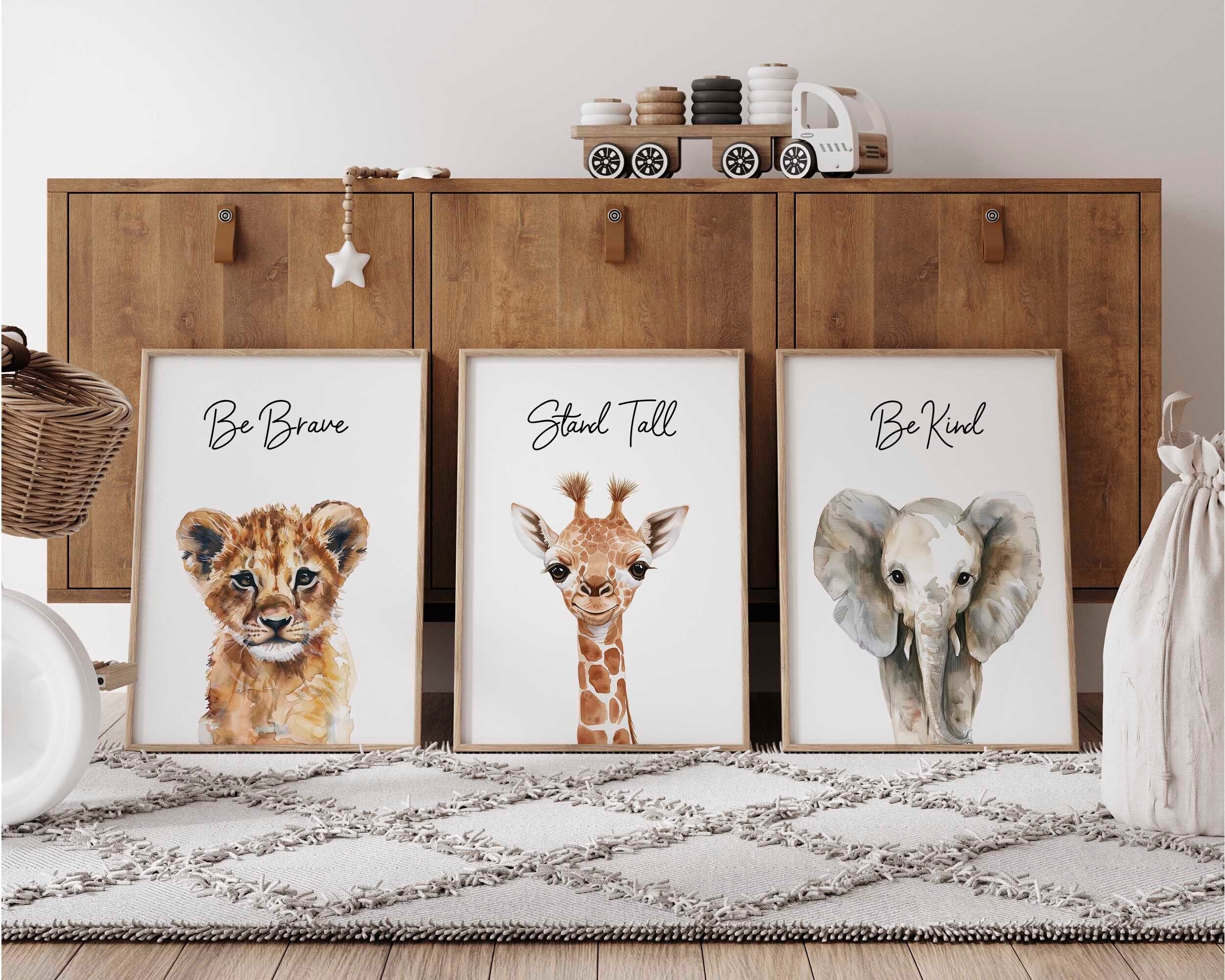 Déco Murale Adhésive Ourson Brave Little Bear - Coloré - Vinyle - DecalHouse Ba48