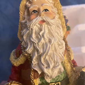 Saint Nicholas Vintage 1996 Czechoslovakia International Santa Claus Collection Figurine Decor