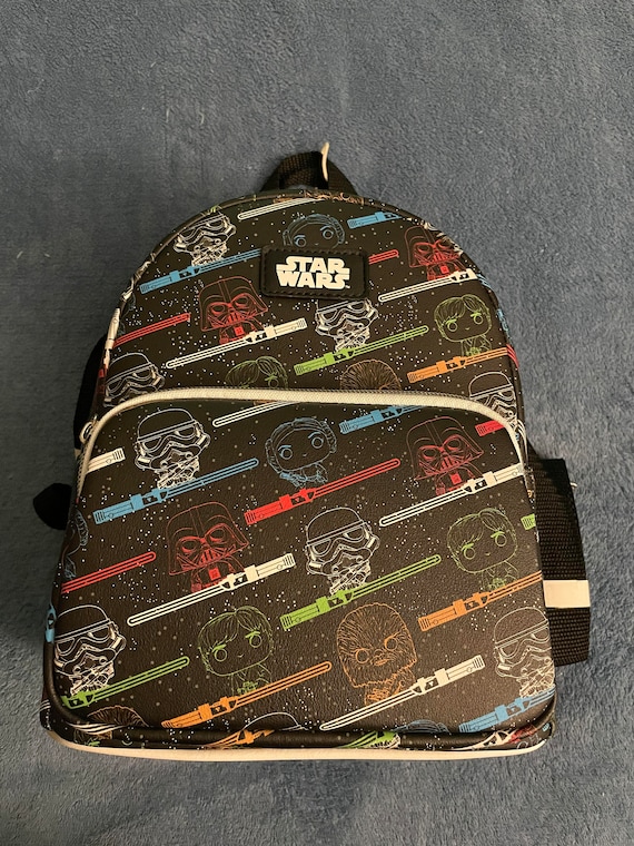 Loungefly Funko Pop Star Wars Light Saber Mini Backpack New  display picture 1