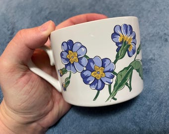 International Tableworks Vintage Terrace Blossoms 072-01 Cups Set of 4 Antique