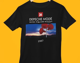 Depeche Mode Music for the Masses 1987, Album Art Shirt, Free Shipping