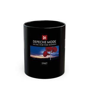 Depeche Mode-mok | Koffiekopje muziek voor de massa | Cadeau voor fans | Mok retro muziekliefhebber | Drinkgerei in jaren 80-stijl | Gratis verzending!