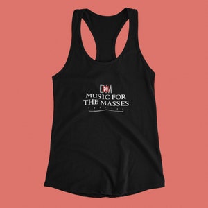 Depeche Mode Women&#39;s Tri-Blend Racerback Tank, 1987-1988 Tour, Music for the Masses Tour, Depeche Mode Fan, Depeche Mode Mom, Free Shipping!