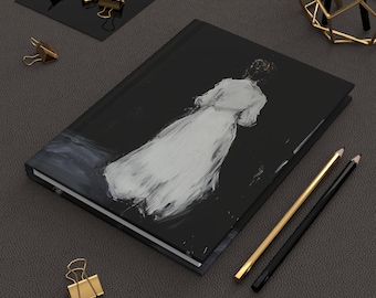 Farewell Departure Journal, Grief Loss Memorial Notebook, Sympathy Bereavement Gift, Dark Academia Diary, Moving Keepsake