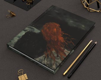 Winter Journal, Yule Solstice Notebook, Snowy Witch Diary, Cottagecore Winter Hardcover, Seasonal Grimoire