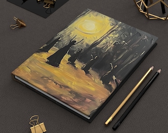 Witch Coven Journal, Book of Shadows Hardcover, Grimoire Notebook, Witchcore Spell Diary, Baby Witch Beginner Journal Gift