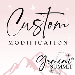 Custom Modification Fee