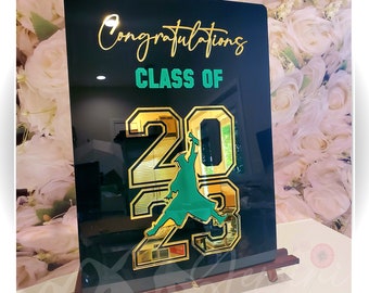 Welcome Sign for Graduation, Class of 2024 Decorations, Custom Acrylic Signage, Homecoming Dance & Senior Prom Decor