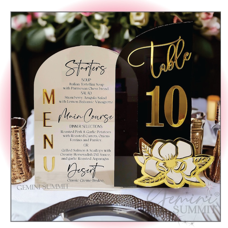 Menu Table Number - Etsy