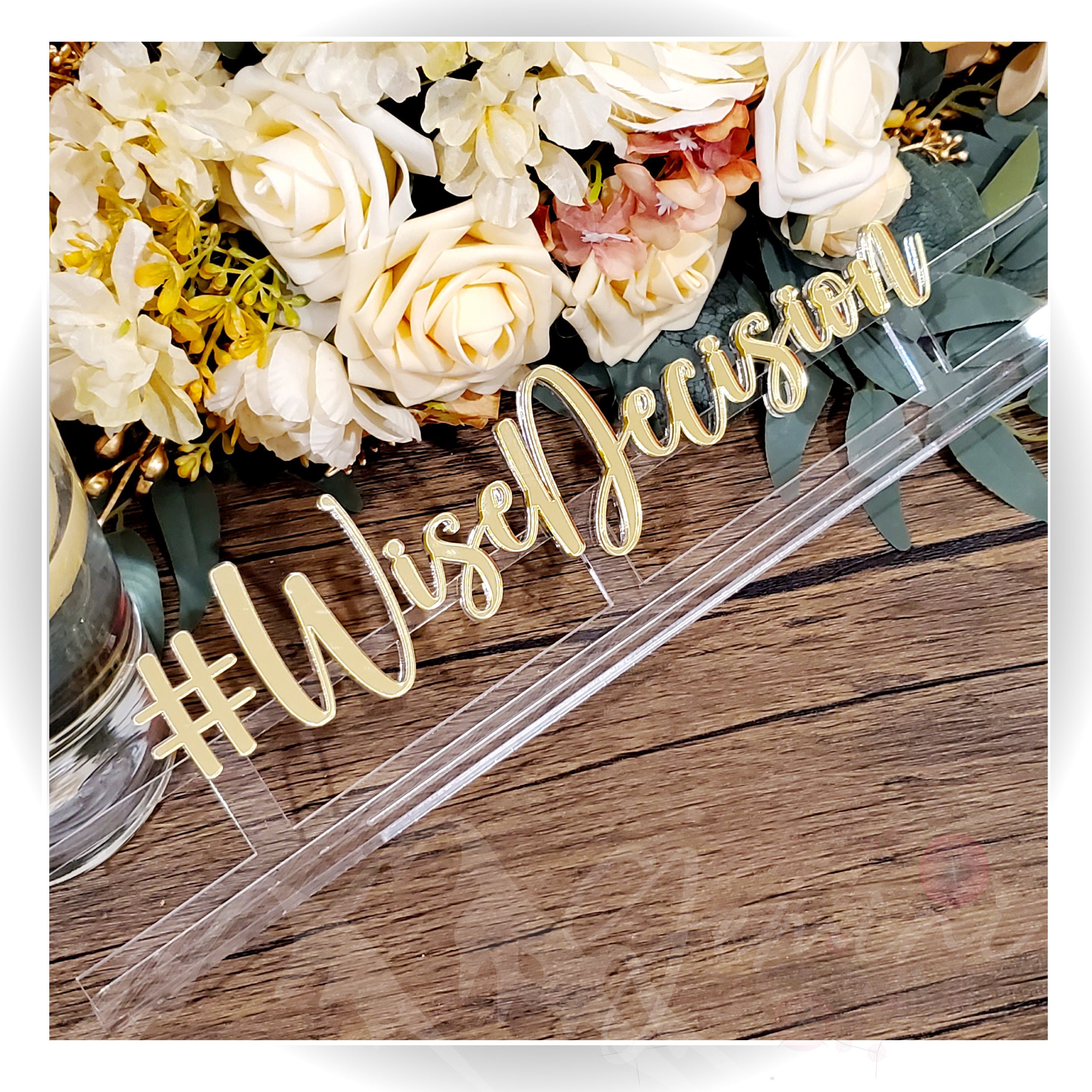 Customizable Hashtag Sign Custom Wedding Hashtag Sign, Personalized Hashtag Sign, Custom Tabletop ...
