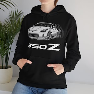 Nissan 350z Hoodie, Nismo, For Men Petrolhead, JDM, Nissan Cars Lover, Gift For Dad, Gift for Boyfriend - Unisex Hooded Sweatshirt