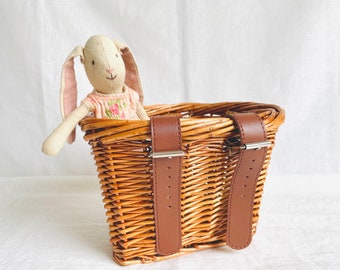 Children's bicycle basket balance bike personalized wicker basket in two sizes*available from May 16th*