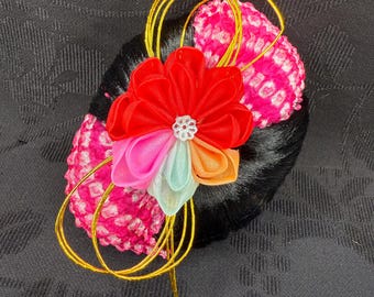 Vintage Japanse kanzashi-haarspeld kimono-haaraccessoires traditioneel haarornament - Maiko Tradition
