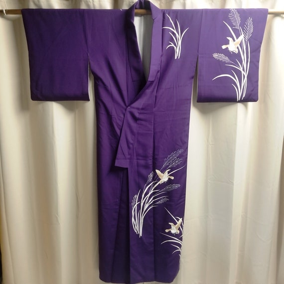 Vintage Japanese Kimono Formal Silk Womans Kimono… - image 1