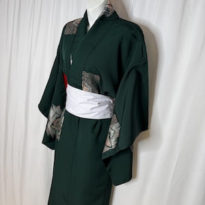 Green Kimono Dress Traditional - Etsy
