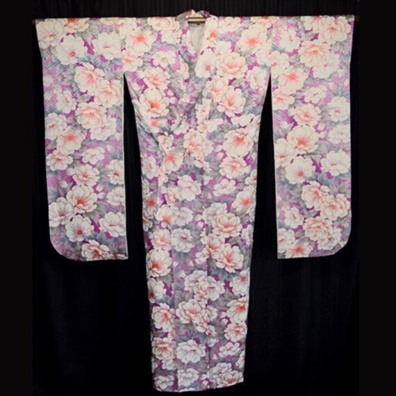 Vintage Japanese Kimono Furisode Formal Silk Woma… - image 3