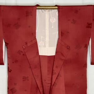 Vintage Japanese Kimono Modified Michiyuki Coat Japanique Jacket XL Free Size - Scrap Collector