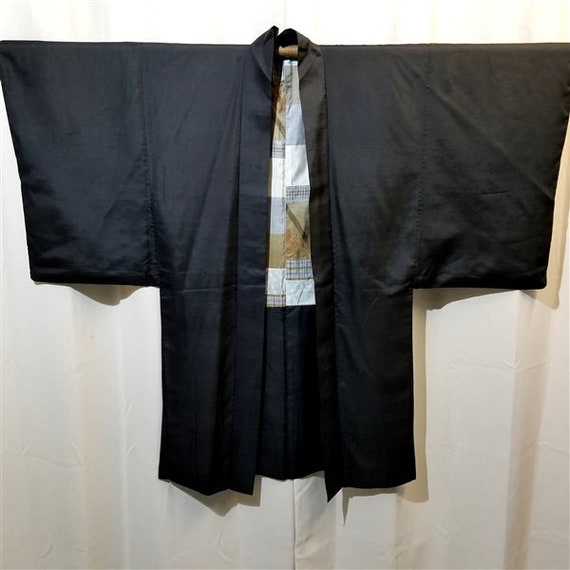 Vintage Japanese Man's Haori Men's Kimono Jacket … - image 6