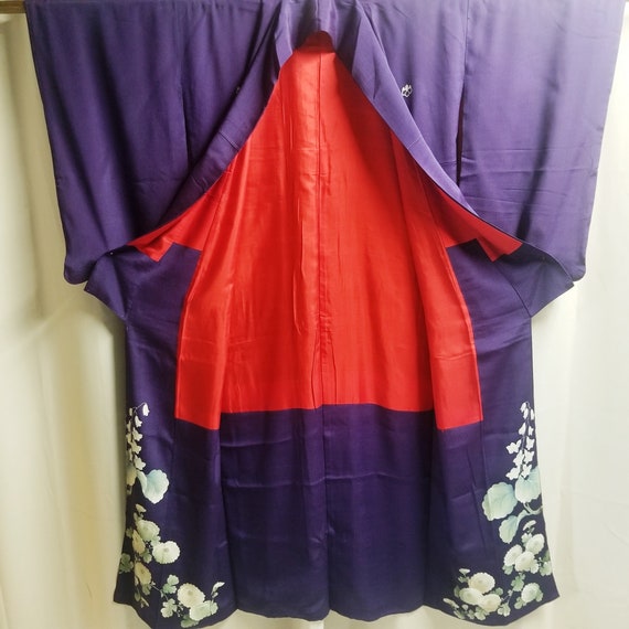 Vintage Japanese Kimono Formal Silk Womans Kimono… - image 5