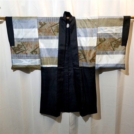 Vintage Japanese Man's Haori Men's Kimono Jacket … - image 4