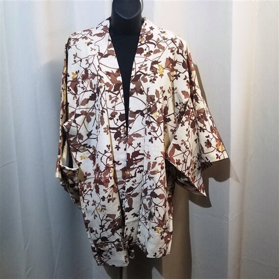 Vintage Japanese Kimono Jacket Haori Short Kimono… - image 2