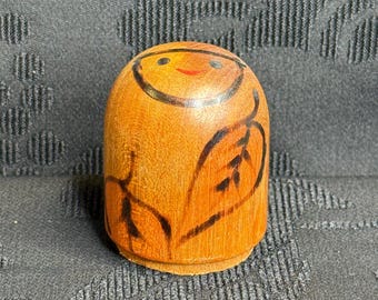 Vintage Japanese Kokeshi Doll Toy Creative Style Folk Art Collectible from Japan Wooden - Sunny Bean