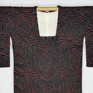 Vintage Japanese Michiyuki Jacket Kimono Coat Woman's - Wavy Wonder