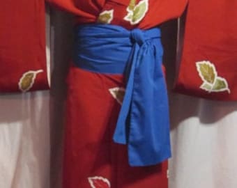 Kimono Simple Sash Casual Obi Contemporary Fabric - Various Color Options