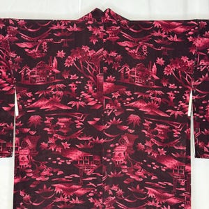 Woman&#39;s Haori Jacket Vintage Japanese Silk Kimono Jacket - Country Houses