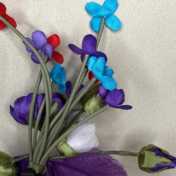 Vintage Japanese Kanzashi Hair Pin – Kimono Floral Hair  display picture 3