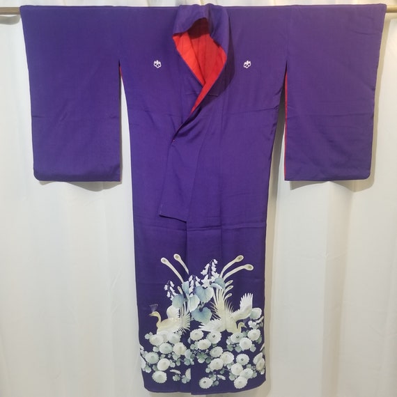 Vintage Japanese Kimono Formal Silk Womans Kimono… - image 4