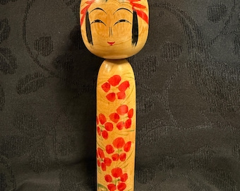 ヴィンテージの又五郎こけし - サイン入り手作り木製アート - Etsy 日本