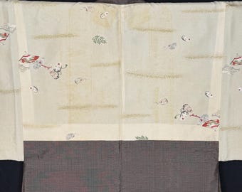 Vintage Japanische Mann Haori Herren Kimono Seide Jacke Mantel Traditionelle Authentisch - Gesichter der Bühne