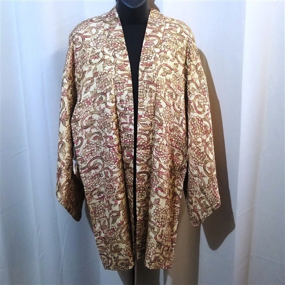 Vintage Japanese Kimono Jacket Haori Short Kimono… - image 2