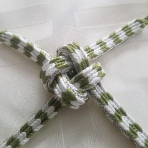 Haori Himo Vintage Japanese Kimono Jacket Cording Ties Closure Woven Kumihimo - Crocheted Afghan