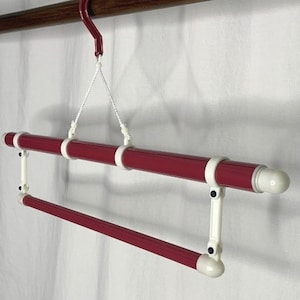 Telescoping Kimono Hanger Plastic Display Rod for Kimono and Obi