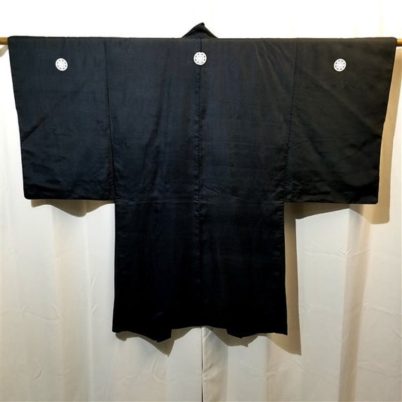 Vintage Japanese Man's Haori Men's Kimono Jacket … - image 7