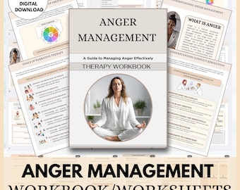 Anger Management Workbook: Emotional Regulation & Self-Control (PDF)
