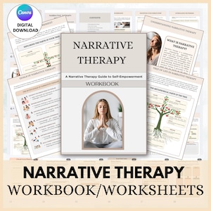 Narrative Therapy Workbook, Tree of Life, PTSD and Trauma Therapy, emotional regulations, psychology resources,EMDR, therapy activities, cbt