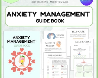 Anxiety Management Guidebook: Self-Care, Meditation (Digital Download)