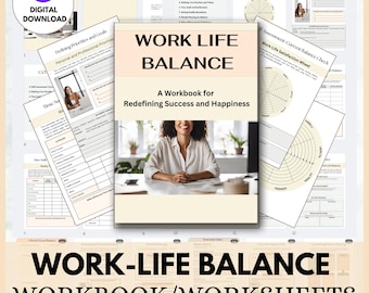 Work-Life Balance Workbook: SMART Goals, Daily Focus (PDF)