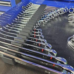 Magnetic Wrench Organizer Block | 1-12 Slot Tool Holder | S3C Custom Wrench Racks with Base Magnets | Toolbox Drawer Organizer | USA Made