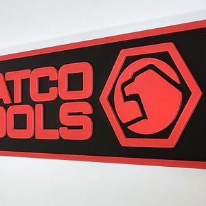 MATCO TOOLS toolbox Emblem Badge fridge or toolbox magnet Badge Sign - 3D Printed Magnetic Emblem Tool Man Cave Collectible