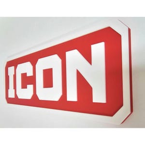 ICON TOOLS Logo for Toolbox Magnetic Emblem for Toolbox Magnet Sign for Metal Surface Harbor Freight Tools Brand Magnet for Mechanic by S3C