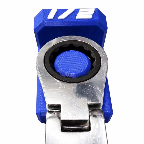 Astro Nano Style Ratchet Holder | Fits Astro Nano 1/4" 3/8" & 1/2" | Wrench Organizer with Magnetic Base
