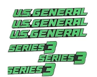 Replacement Style Magnetic Toolbox Badge – Fits US General Series Toolboxes – Custom 3D Printed Emblem