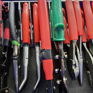 Plier Organizer for Toolbox Plier Holder Rack for Drawer Magnetic Bottom Plier Rack Organizer for Toolbox by S3C PRINTING