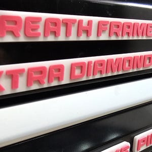 Toolbox Labels | Custom Magnetic Drawer Labels for Toolboxes, Cabinets & Shelving | Personalized 10 Pack image 4