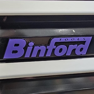 Binford Tools Themed Magnetic Toolbox Badge | Home Improvement Inspired 3D Printed Tool Box Logo | SMALL |