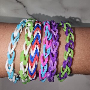 Colorful Rainbow Loom Bracelets – Handmade by a Kidpreneur | Fun, Stretchy, Customizable Gifts